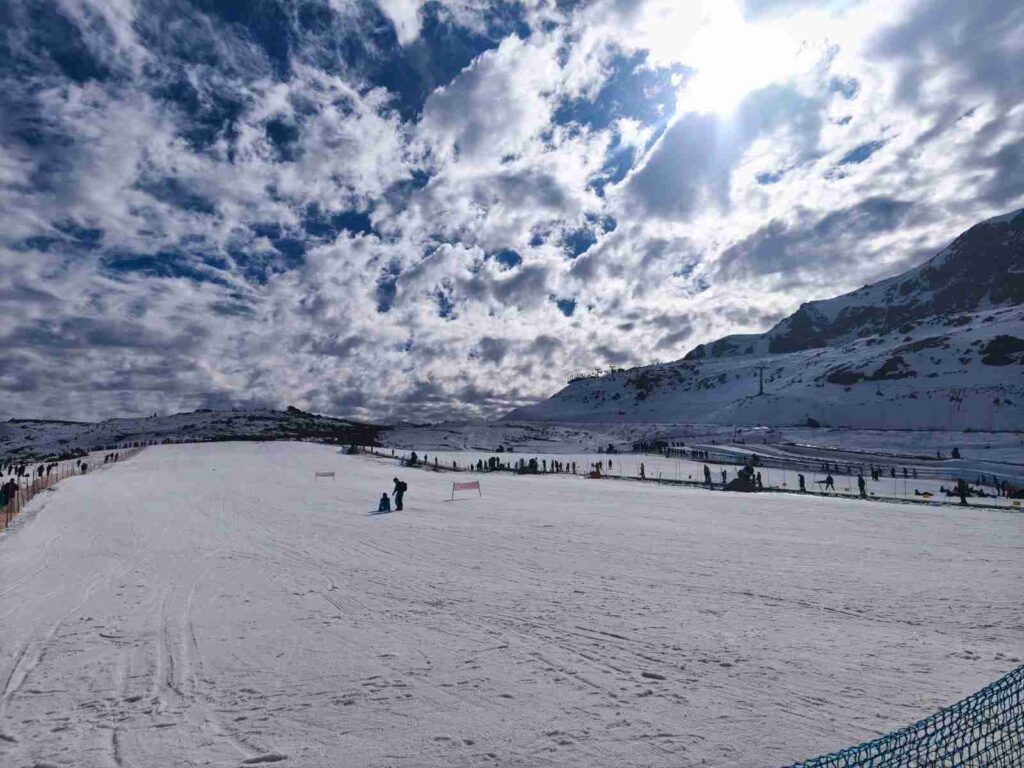 Vista a Valle nevado